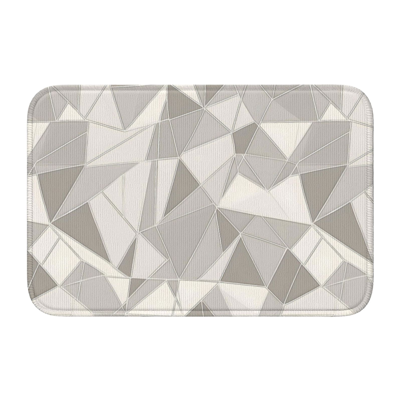 Crystal Velvet Floor Mat 23.6x15.7in Square Lock Edge Easy Cleaning ...