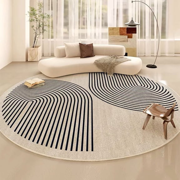 Crystal Velvet Modern Simple Round Carpet Home Bedroom Bed Blanket Living Room Dofa Coffee Table Mat