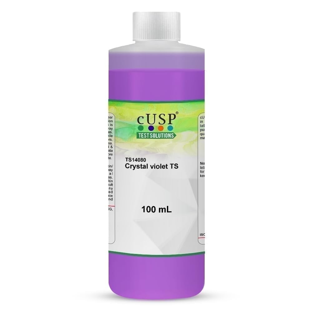 Crystal Vilot Crystal Violet Test Solution 100ml – Lab-Grade Staining Reagent for ...