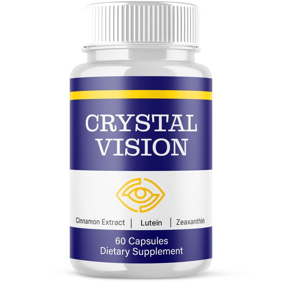 Crystal Vision Care Pills Advanced Formula Eye Health Supplement CrystalVision 60 Capsules