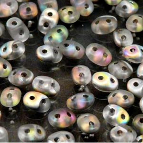 Crystal Vitrail Matte Superduo Beads DU0500030-28171-TB