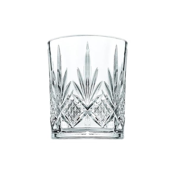 Crystal Wastebasket - Dublin Bath Bucket Garbage Can, 8" Decorative Trash Can for Bathroom, Bedroom, Office - Clear Acrylic Waste Bin