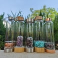 thumbnail image 1 of Crystal Water Bottles 19oz Large Crystal Elixir Infused Water Bottle with Changeable Crystals | Gem Water Bottle, 1 of 9