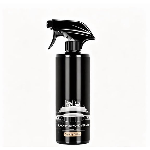 Crystal Water-Repellent Coating Spray For Automotive Paint Surfaces, Hydrophobic Sealant With Mirror-Like Gloss Enhancement, UV Protection Formula With Large Capacity Bottle