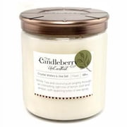 Crystal Waters and Sea Salt UnEarthed Magna Vitrum 68 Ounce 3-Wick Luxury Scented Jar Candle by Candleberry