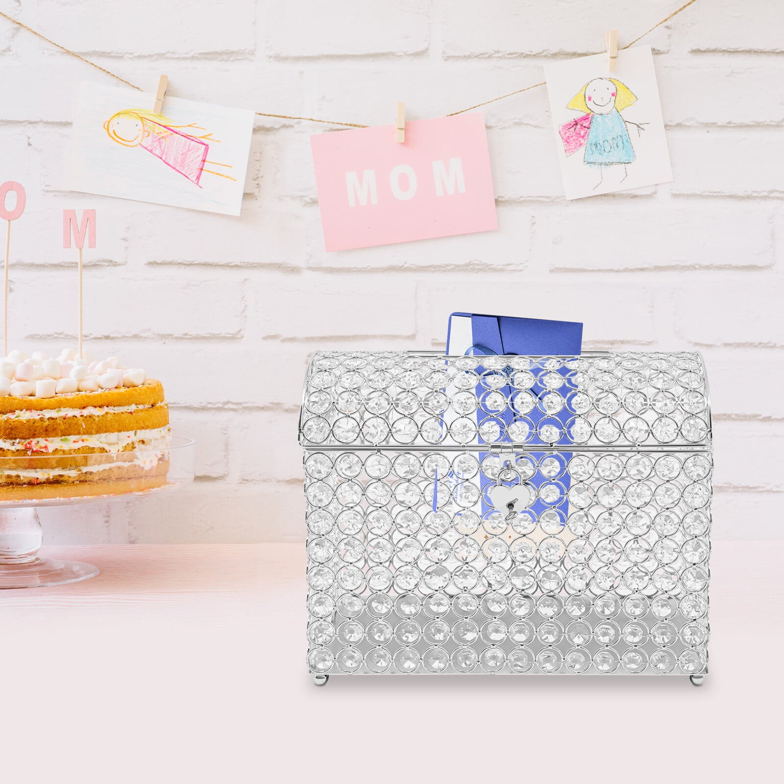 セキュアドガラス ウェディングギフトカードボックス Glass Card Box
