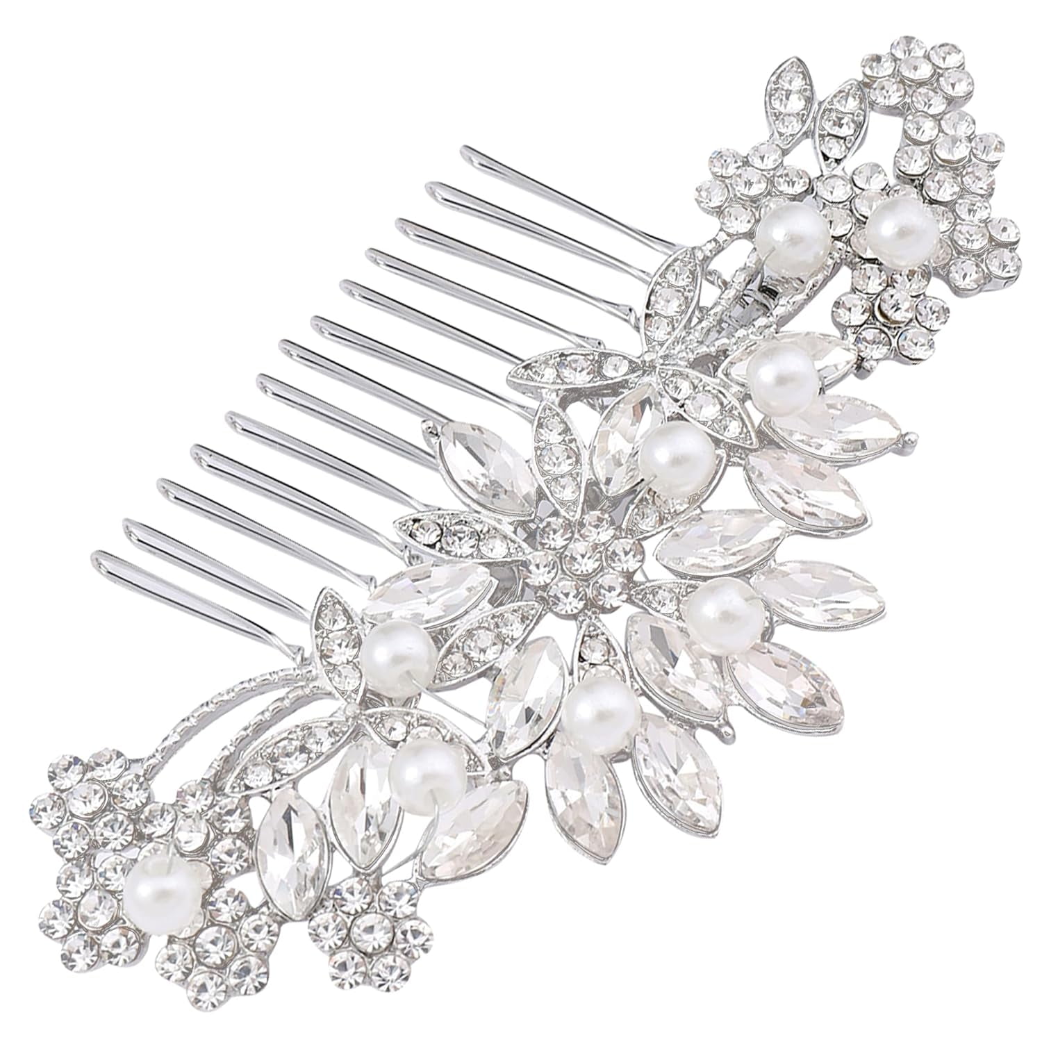 Crystal Wedding Hair Comb Bridal Hair Comb Pearl Wedding 