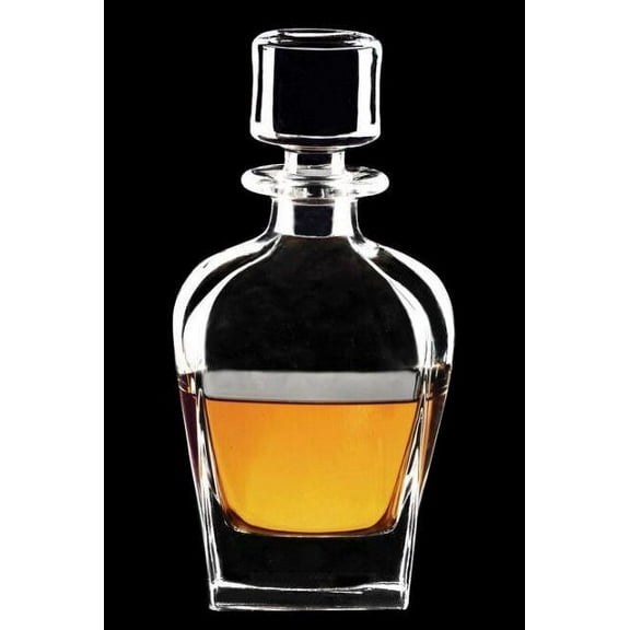 Crystal Whiskey Liquor Decanter Custom Engraved USNA USMMA USAFA graduation commencement