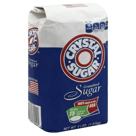Crystal Sugar White Granulated Sugar, 64 oz