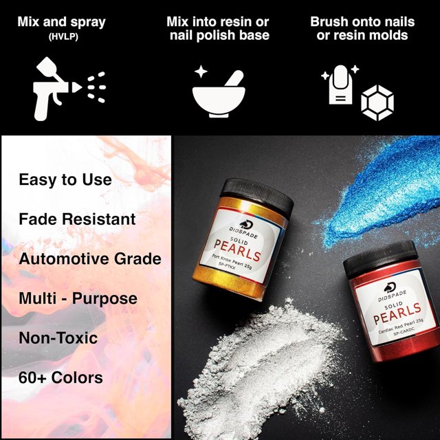 Crystal White Powder " Pearl 25g" Sparkling White Pearl Pigment