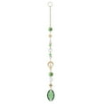 thumbnail image 1 of Crystal Wind Chime Hanging Moon Dreamcatcher Diamond Prisms Dreamcatcher Rainbow Pendant Garden Decoration, 1 of 8