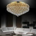 thumbnail image 1 of Crystal World 8002C2 Luminous Large Crystal Flush Mount, 1 of 9