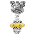 thumbnail image 1 of Crystal Yellow Spinner - Guardian Angel Charm Bead, 1 of 1
