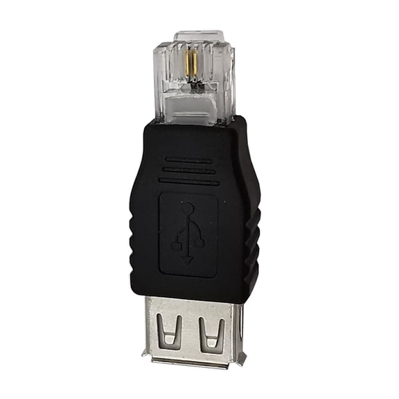 Crystal for Head PC RJ11 Male to USB 2.0 for A Female Adapter Connector for Laptop LAN Network