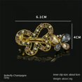 thumbnail image 1 of Crystal hair clip hair accessory, mother hair clip, floral spring clip, children's hair accessory, elegant and exquisite hair clip, 1 of 12