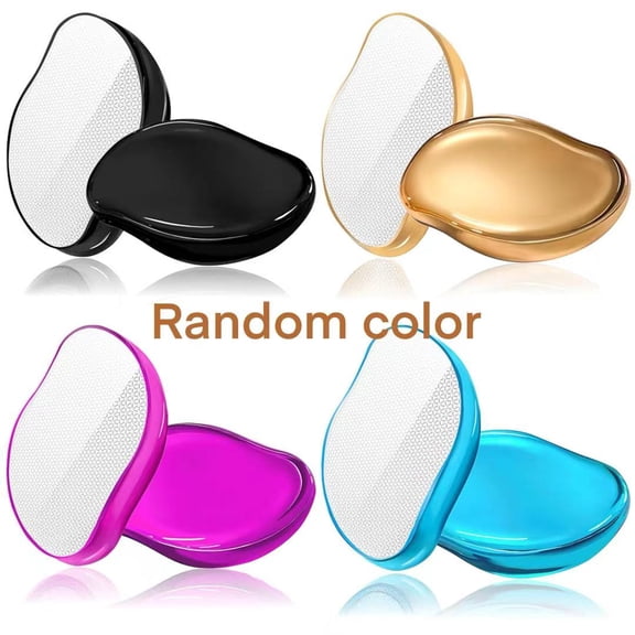 Crystal hair removal set, a painless and reusable hair removal tool that can be used by both women and men, suitable for removing body hair on legs, arms, and for exfoliating during travel.