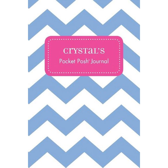 Crystal's Pocket Posh Journal, Chevron, (Paperback)