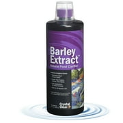 CrystalClear Barley Extract, Liquid Barley Straw Pond Treatment, Fish-Safe Natural Water Clarifier, 32 Oz