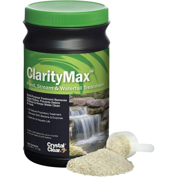 CrystalClear ClarityMax - Pond, Stream & Waterfall Treatment - 2.5 lbs