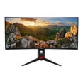 thumbnail image 1 of CrystalPro by Monoprice 34" Curved 1000R Ultrawide 1440P Monitor, 3440 x 1440P @ 165 Hz, 2ms (OD) VA Panel with USB Type‑C PD 65W and Height‑Adjustable Stand for Business & Gaming, 1 of 6