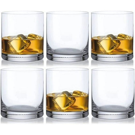 Crystalex 2GA05/40013.5oz (400ml) Whiskey Tumblers DOF Glasses "BLUES". Set of 6.