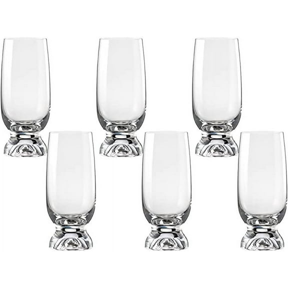 Crystalex 40159-350 11.8-Ounce Gina Beverage Glass, Set of 6