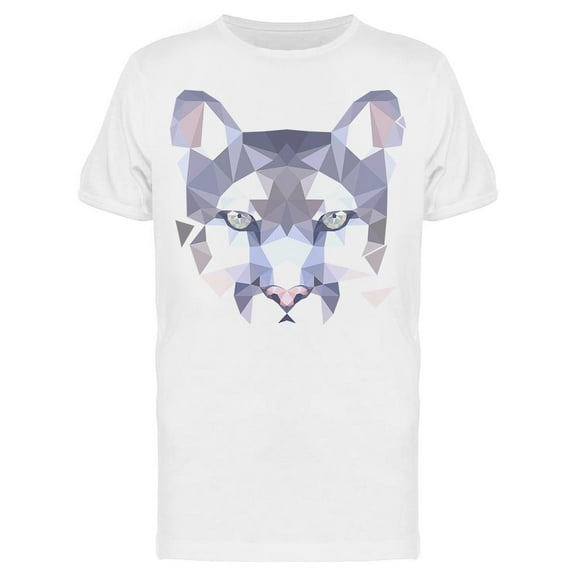 Crystalized Cougar Head T-Shirt Men -Image by Shutterstock, Male Large