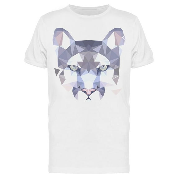 Crystalized Cougar Head T-Shirt Men -Image by Shutterstock, Male x-Large
