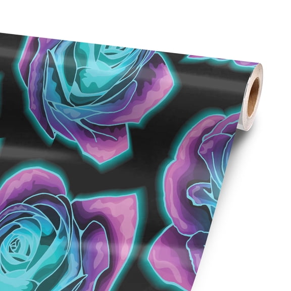 Crystalline Roses 60” x 52” Vinyl Wrap Sheet for large or custom items | 3M wrap DIY to custom gear of all types and sizes, including vehicles, boats, appliances, furniture, atv’s, golf