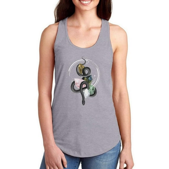 Crystalline Serpent I Racerback Tank Women -Grace Popp Designs, Female x-Large