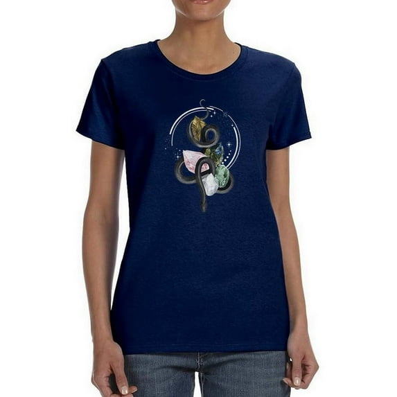 Crystalline Serpent I T-Shirt Women -Grace Popp Designs, Female Small