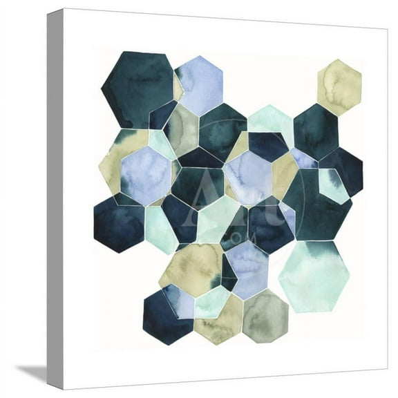 Crystallize II, Abstract Stretched Canvas Wall Art by Grace Popp Sold by ArtCom