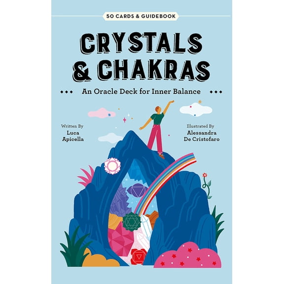 Crystals & Chakras: An Oracle Deck for Inner Balance, (Hardcover)