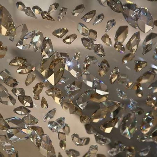Crystals I Canvas Art - Linda Omelianchuk (24 x 24)