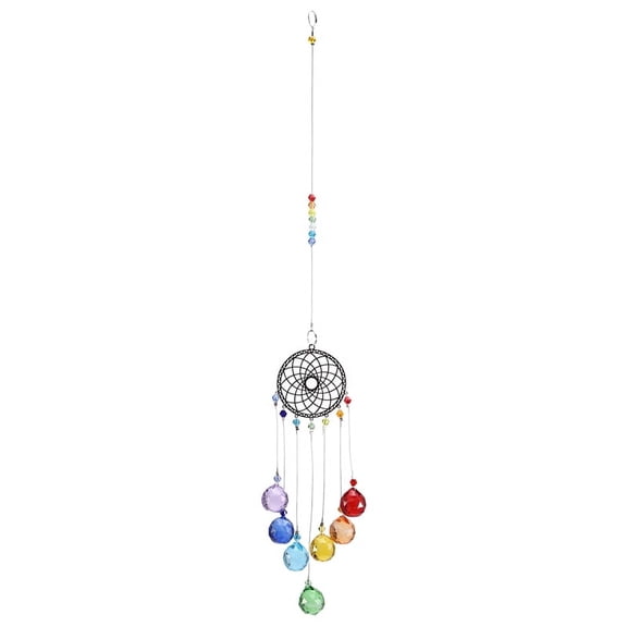 Crystals Rainbow Maker Suncatcher Window Hanging Ornament Garden Decoration Sun Catcher Pendant Chakra Beads