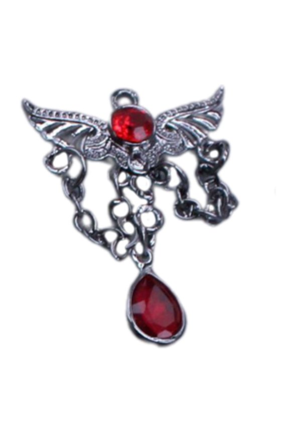 Crystals Wing Charm Sturdy Alloy Materials for Handmade Craft and Fashion Embellishment