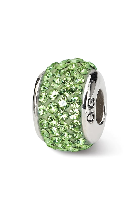 Crystals from Swarovski August Birth Stone Charm Sterling Silver Reflection Beads