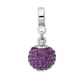 thumbnail image 1 of Crystals from Swarovski Ball February Charm .925 Sterling Silver Reflection Beads, 1 of 4