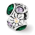 thumbnail image 1 of Crystals from Swarovski Flower Charm .925 Sterling Silver Reflection Beads, 1 of 4