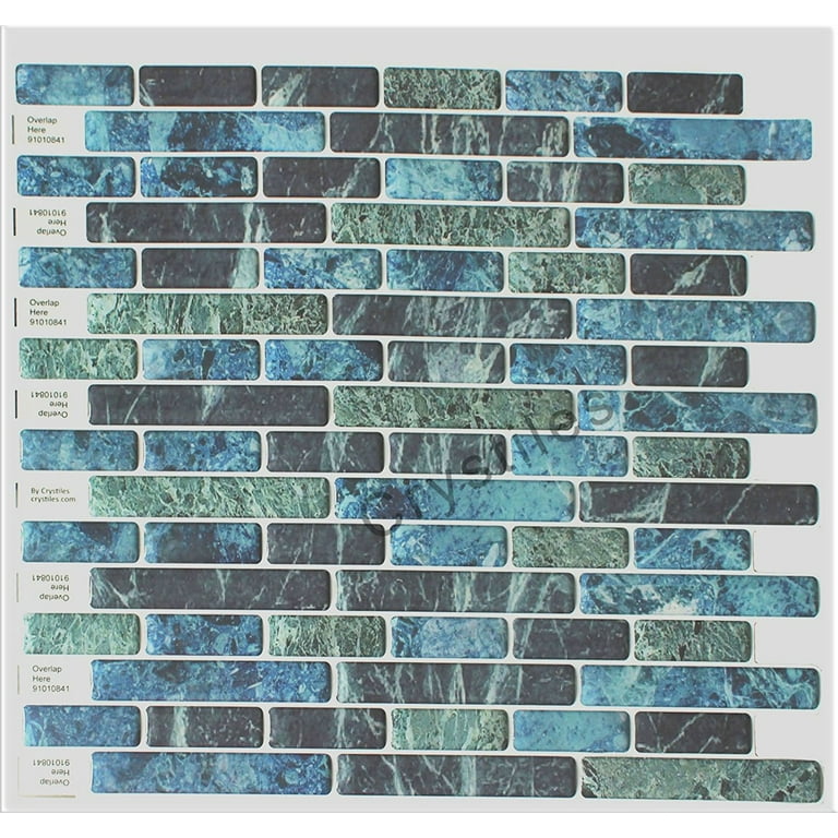 Crystiles Brown and Black Marble 10 in. x 10 in. Peel and Stick Vinyl Wall Tile Backsplash (6-Pack) Crystiles Brown and Black Marble 10 in. x 10 in. Peel and Stick Vinyl Wall Tile Backsplash (6-Pack)