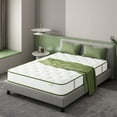 thumbnail image 1 of Crystli 10" King Memory Foam Mattress Hybrid Bed Mattress with Medium Firm Bed-in-a-Box King Mattresses, 1 of 5