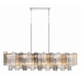 thumbnail image 1 of Crystorama Addis 14 Light Polished Chrome Chandelier - 51.75"W x 14.25"H x 14"D, 1 of 11