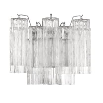 Crystorama Addis 2 Light Polished Chrome Wall Mount - 14.5"W x 11.5"H x 9.75"D
