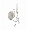 thumbnail image 1 of Crystorama Ashton 1 Light Hand Cut Crystal Silver Sconce - 5.5'' W x 12.5'' H x 7'' D, 1 of 8