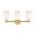 thumbnail image 1 of Crystorama Colton 3 Light Aged Brass Wall Mount - 23.7'' W x 11.50'' H, 1 of 9