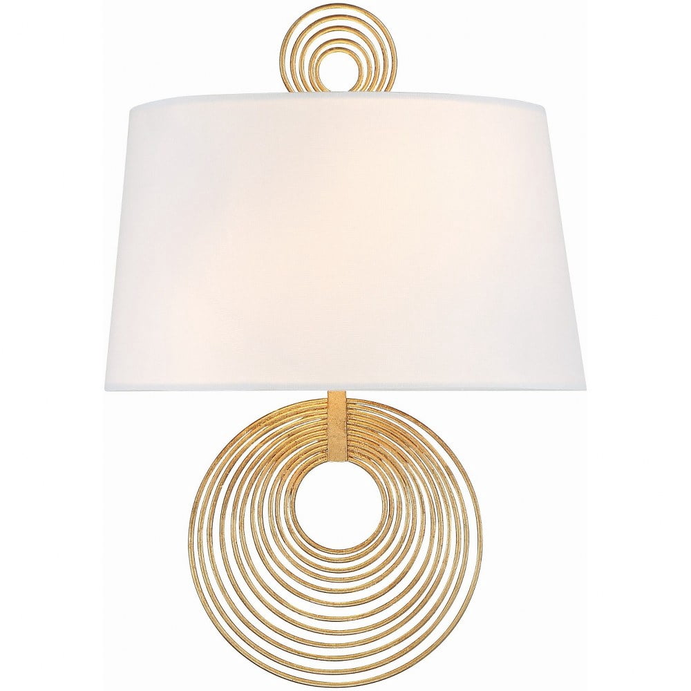Crystorama Lighting - Wall Mount - Doral - 2 Light Wall Mount in ...