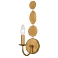 thumbnail image 1 of Crystorama Layla 1 Light Antique Gold Sconce - 4.25'' W x 15.5'' H x 6.25'' D, 1 of 7