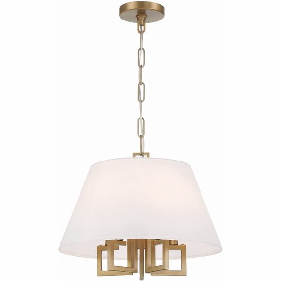 2255-VG-Crystorama Lighting-Westwood - 5 Light Mini Pendant-13.25 Inches Tall and 16 Inches Wide -Traditional Installation