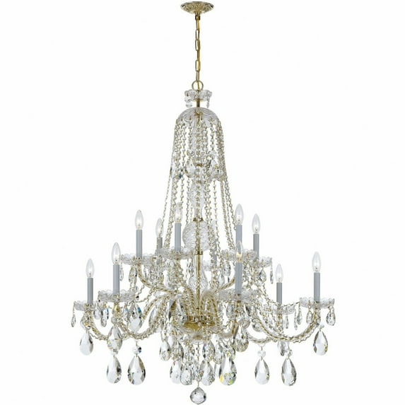 Crystorama Lighting - 12 Light Chandelier - Chandelier - Crystal - 12 Light