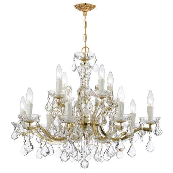 Crystorama Lighting - 12 Light Chandelier - Chandelier - Maria Theresa - Twelve